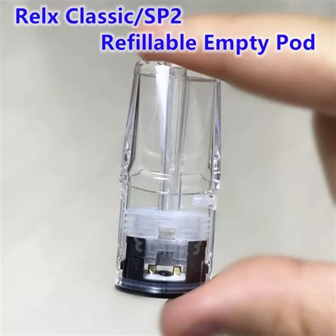 Ready Stock Relx Classic Refillable Empty Pod Relx Pods Refill Juice