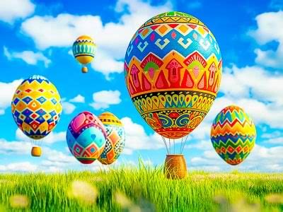 Eggs Hot Air Balloons Jigsaw Puzzle JigZone