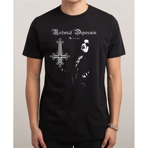 Camiseta Nocturnal Depression Nostalgia Shopee Brasil