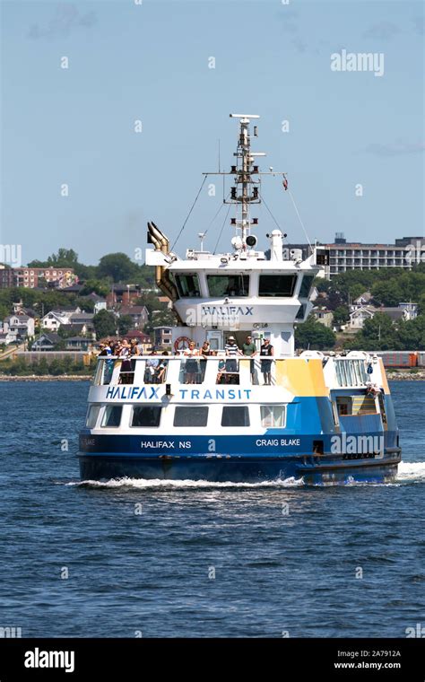 Halifax Nova Scotia Canada Woodside Ferry Boat Stock Photo Alamy