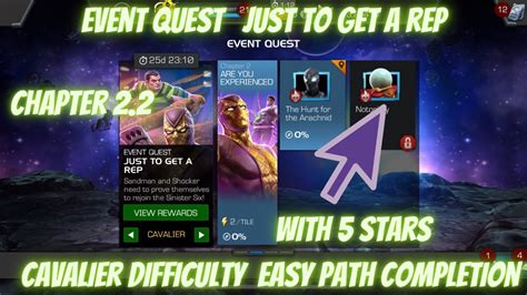 MCOC Event Quest Just To Get A Rep Cavalier Chapter 2 2 Easy Path