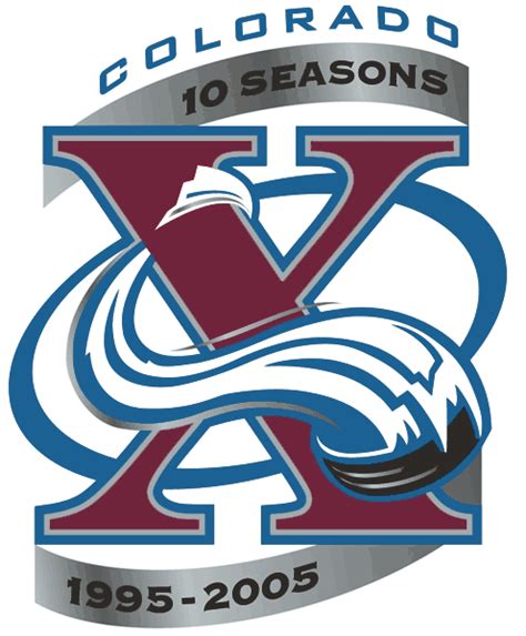 Colorado Avalanche Anniversary Logo - National Hockey League (NHL ...