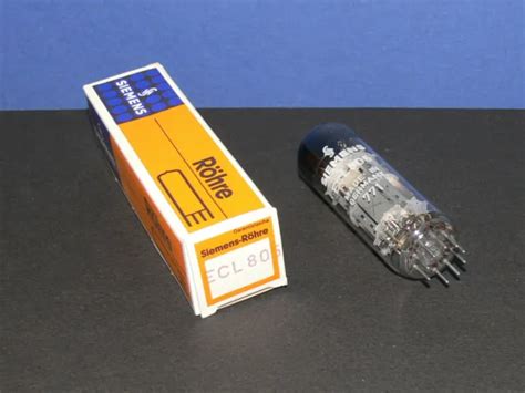 Siemens Ecl Pipe Tube Triode Pentode New Boxed Picclick Uk