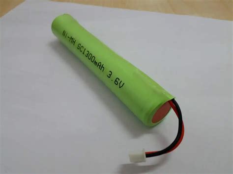 Ni Mh 3 6v Rechargeable Battery Sc1300mah High Rate Discharge Buy Ni Mh 3 6v Rechargeable