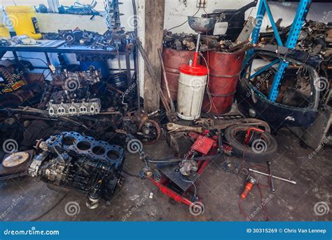 Mechanical Workshop Vehicle Repairs Editorial Stock Image Image Of