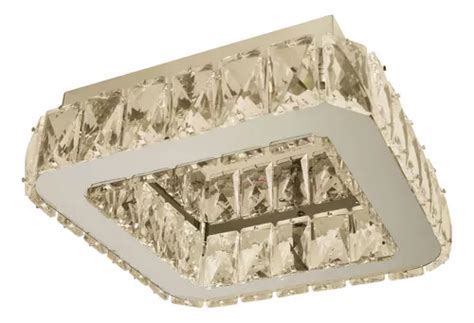 Plafon Tokyo Gold Led Quadrado 13w 4000k 300x300mm MercadoLivre