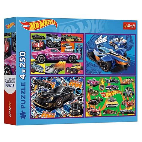 Hot Wheels puzzle x db os Trefl Gyerekajándék