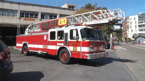 Jersey City NJ Fire Department Ladder 1 Spare Acting Ladder 2 YouTube