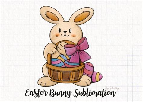 Easter Bunny Sublimation Graphic By Pinkky · Creative Fabrica