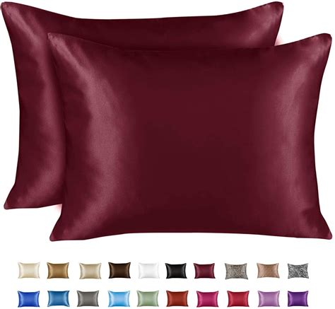 Luxury Satin Pillowcase for Hair and Skin King Satin Pillowcase with ...