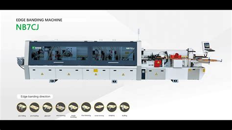 Nanxing Edge Banding Machine Nb Cj Youtube