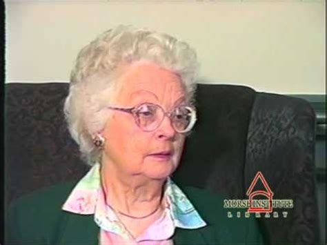 Grace Kimball WWII Veteran Natick Veterans Oral History Project YouTube