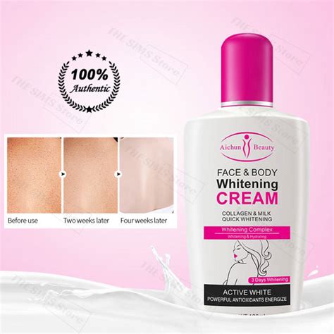 Aichun Beauty Face Body Body Lotion Whitening Cream Authentic