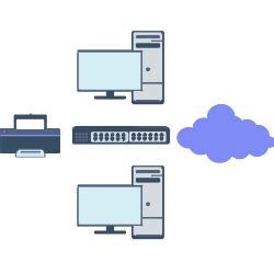 Office Network Diagram Template | Creately