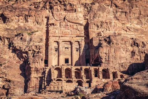 Royal Tombs In Petra Jordan Editorial Photography Image Of Landmark