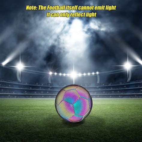 Holographic Rainbow Luminous Soccer Ball The Holo Effect