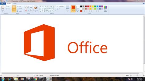 How To Draw MS Office Logo In MS Paint From Scratch YouTube