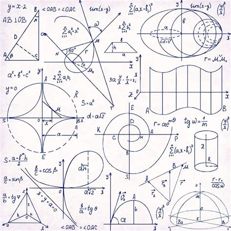 premium vector science  math diagram background