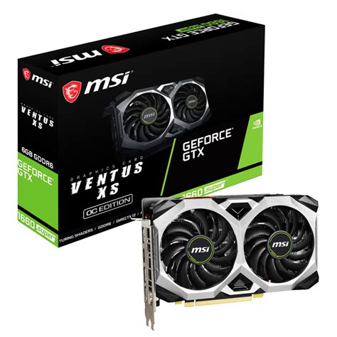 Carte Graphique MSI GeForce GTX 1660 SUPER VENTUS XS OC SpaceNet