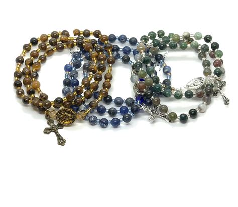 Rosary Stretch Bracelet Olive Myrrh