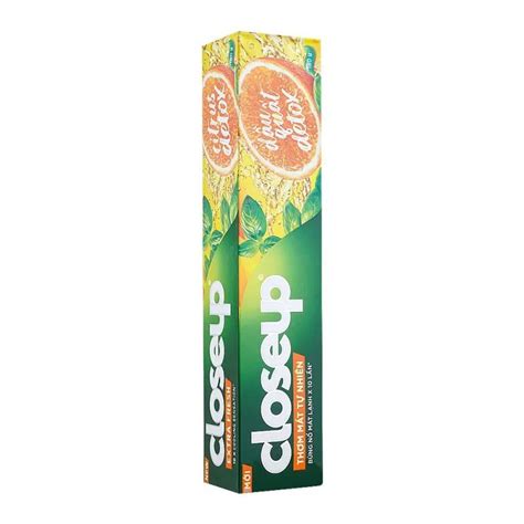 Buy Closeup Extra Fresh Citrus Detox Toothpaste 180g