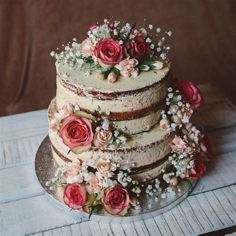 Besten Hochzeitstorten Naked Cake Torten Mit Blumen Bilder Auf Hot