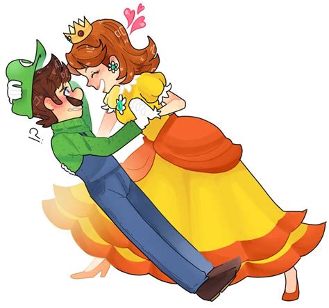 Luigi X Daisy By Shagirma On Deviantart Super Mario Art Luigi And Daisy Mario And Luigi