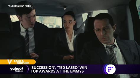 Emmys Hbos Succession Apples Ted Lasso Win Top Awards Video