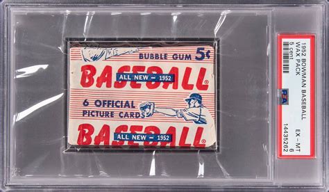 Goldin On Twitter 1952 Bowman Baseball Unopened 5 Cent Wax Pack 6