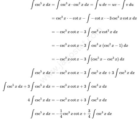 Contoh Soal Dan Pembahasan Integral Trigonometri Berpangkat