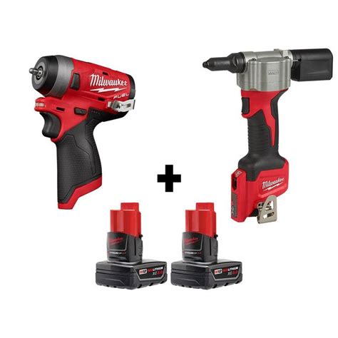 Milwaukee M12 Fuel 12 Volt Lithium Ion Brushless Cordless Stubby 1 4 In