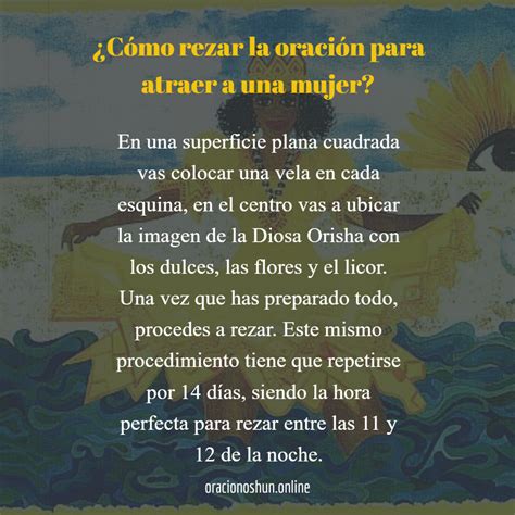 Oración Para Atraer A Una Mujer A Oshun ¡muy Poderosa