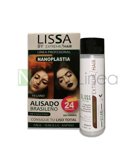 ALISADO BRASILEÑO NANOPLASTIA CABELLOS OSCUROS LISSA EXTREME HAIR