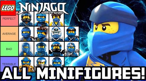 RANKING Every Ninjago Jay Minifigure EVER MADE YouTube