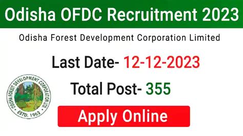 Ofdc Recruitment Apply Online Notification