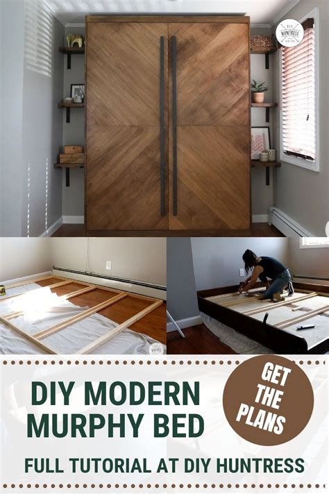 Build A Murphy Bed Queen Murphy Bed Murphy Bed Plans Office Guest