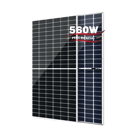 Higon 182mm Cell 550w 560w Perc Bifacial Half Cell Solar Panels For Candi