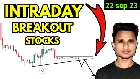 4 Best Intraday Breakout Stocks For Tomorrow [ 22 Sep 2023 ]