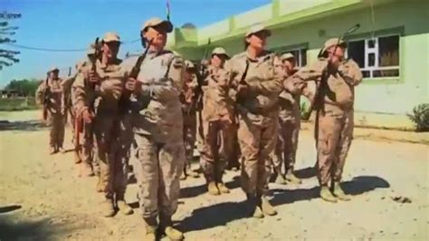 New Female Recruits Join Kurdish Forces To Fight Islamic State Youtube