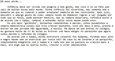 Preciso Fazer Uma Reda O Descritiva Sobre Mim H Anos E N O Sei O