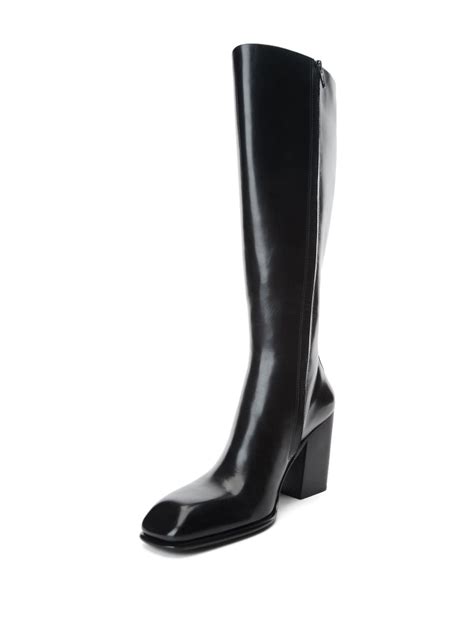 Alexander Wang Mm Throttle Knee High Boot Black Farfetch