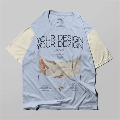 Oversize T Shirt Mockups Free Behance