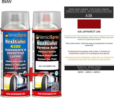 Kit Spray Pintura Coche Aerosol Japanrot Uni Kit De Retoque De