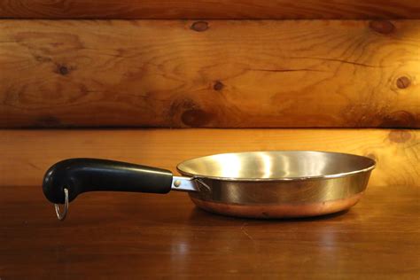 Vintage Copper Bottom Revere Ware 9 Frying Pan Etsy