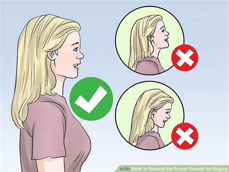 3 Ways To Develop The Proper Posture For Singing Wikihow