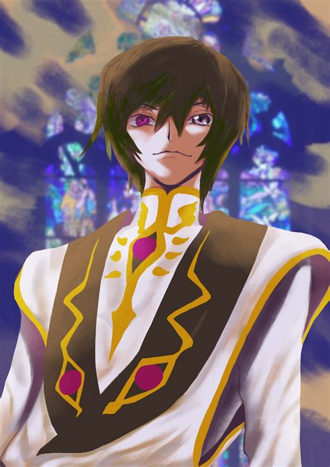 Artstation Wip Lelouch Vi Brittania Code Geass Fanart