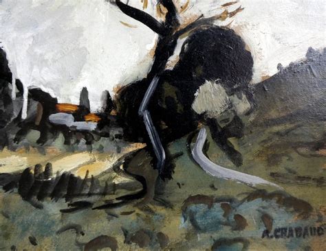 Proantic Auguste Chabaud Paysage Des Alpilles