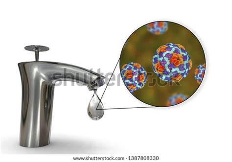 Safety Drinking Water Concept 3d Illustration Stock Illustration 1387808330 Shutterstock