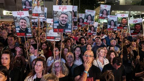 Nouvelles Manifestations Hier Soir En Israël Pour Réclamer Le Retour Des Otages Et Le Départ De