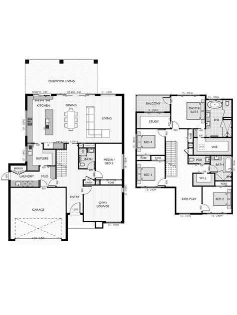 Claire 41 Floor Plan Virtue Homes Award Winning Builder Gippsland